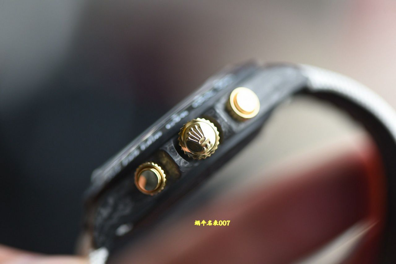 N Factory  industry Highest Version Diw  Customized version ROLEX  Daytona  complete carbon fiber case  watches  / R991