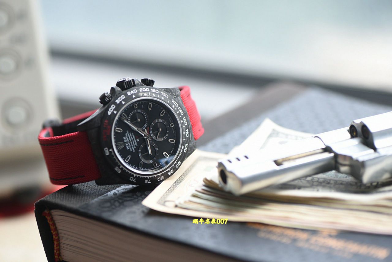 N Factory  industry Highest Version Diw  Customized version ROLEX  Daytona  complete carbon fiber case  watches  / R988