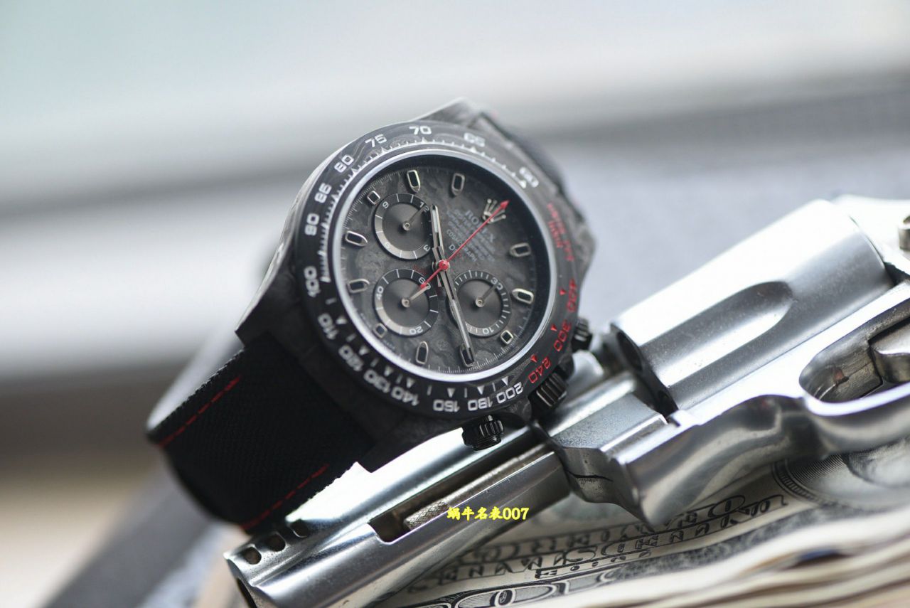 N Factory  industry Highest Version Diw  Customized version ROLEX  Daytona  complete carbon fiber case  watches  / R987