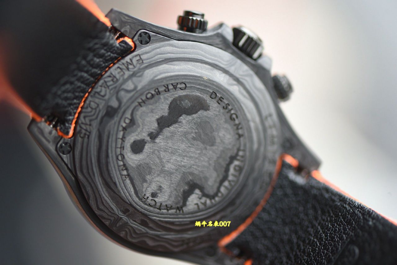 N Factory  industry Highest Version Diw  Customized version ROLEX  Daytona  complete carbon fiber case  watches  / R990
