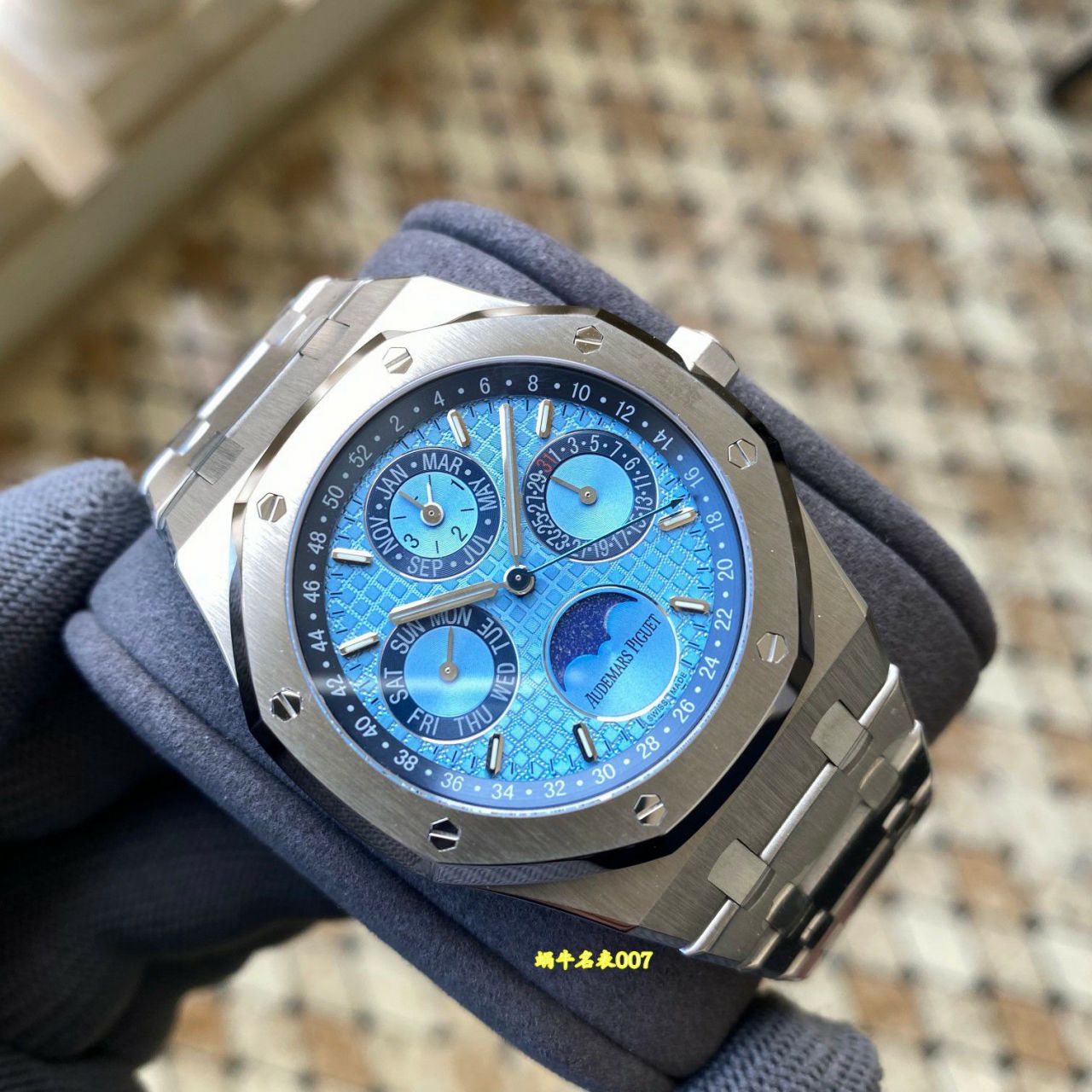 APS Audemars Piguet Royal Oak  series  Perpetual calendar 26574PT.OO.1220PT.01 watches  / AP330