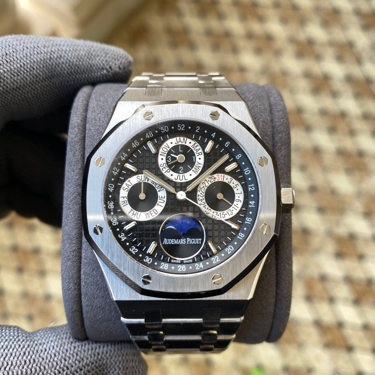 APS Factory Audemars Piguet Royal Oak  series  Perpetual calendar 26574BC.GG.1224BC.01 watches 