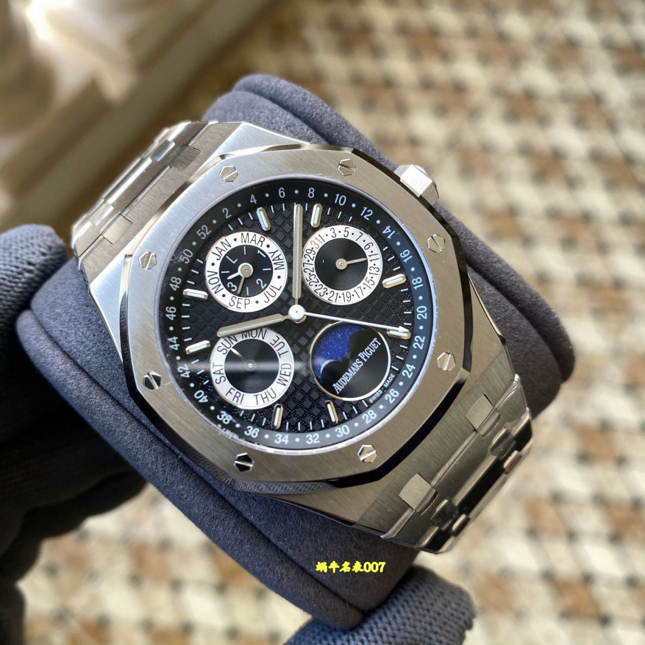 APS Factory Audemars Piguet Royal Oak  series  Perpetual calendar 26574BC.GG.1224BC.01 watches  / AP352