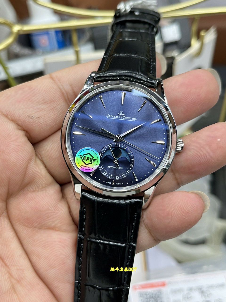  Video review APS Jaeger-LeCoultre Moon Phase  Ultra-thin  Master Collection  series Q1368480 watches  / JJ207