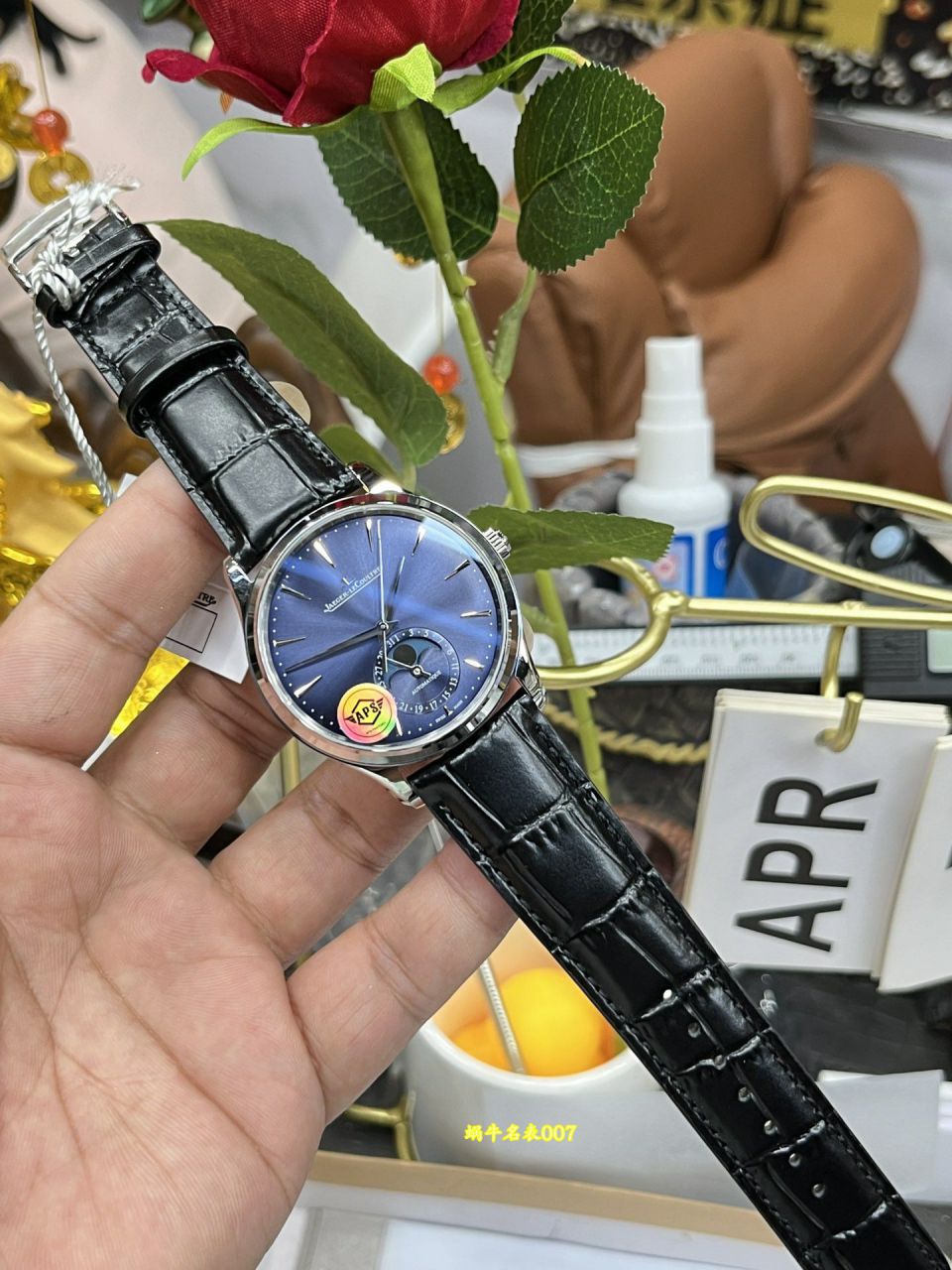  Video review APS Jaeger-LeCoultre Moon Phase  Ultra-thin  Master Collection  series Q1368480 watches  / JJ207