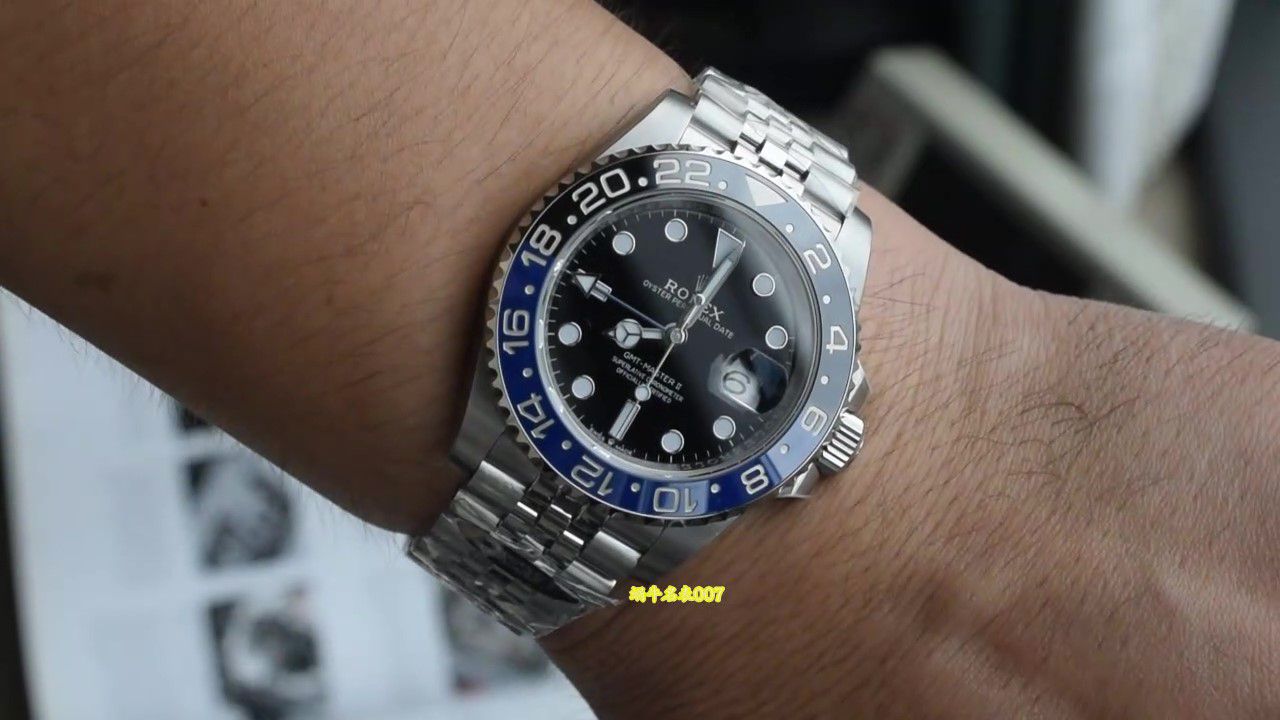  Video review C Factory Clean Rolex GMT-Master  Inter Milan Circle m126710blnr-0002 clone watch / R996