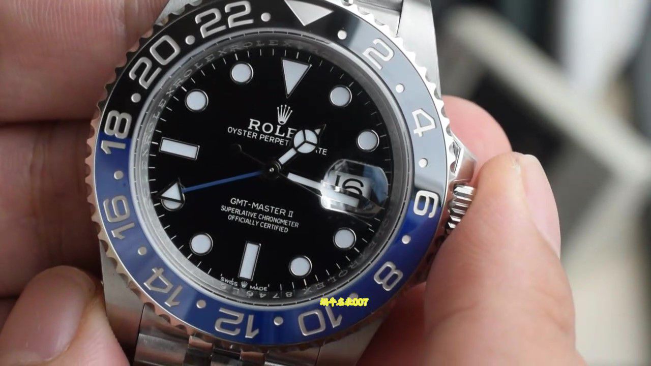  Video review C Factory Clean Rolex GMT-Master  Inter Milan Circle m126710blnr-0002 clone watch / R996