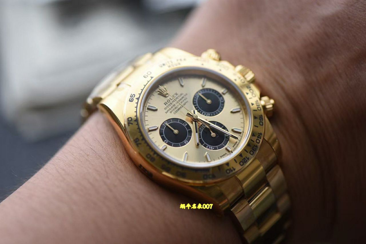  Video review VS Rolex Daytona  super  Matching weight version  Golden Panda Eyes m126508-0004 watches  / R998