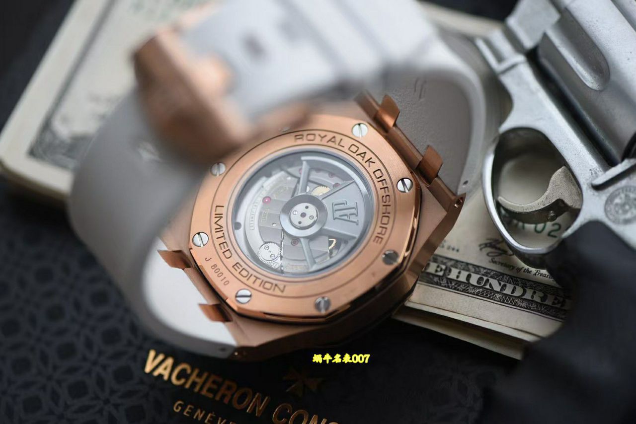  Video review Audemars Piguet Royal Oak  Offshore  series 26408OR.OO.A010CA.01 clone watches  / AP355