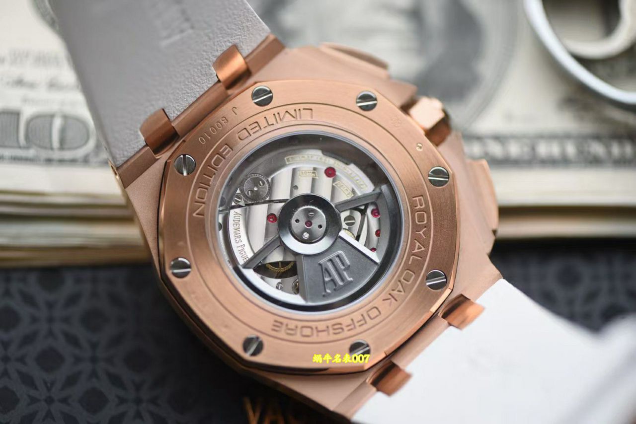  Video review Audemars Piguet Royal Oak  Offshore  series 26408OR.OO.A010CA.01 clone watches  / AP355