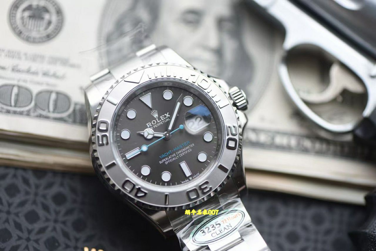  Video review clean Factory  Gray  Yacht-Master Rolex Yacht-Master  series m126622-0001 clone watches  / R1000