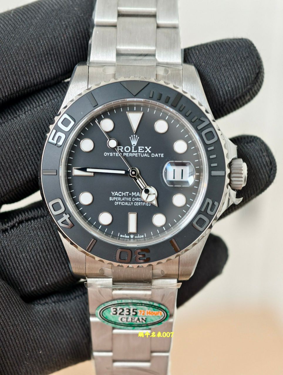  Video review CleanTOP clone Rolex  Pure titanium shell strap whole 109 gram  Yacht-Master m226627-0001 watches  / R1003
