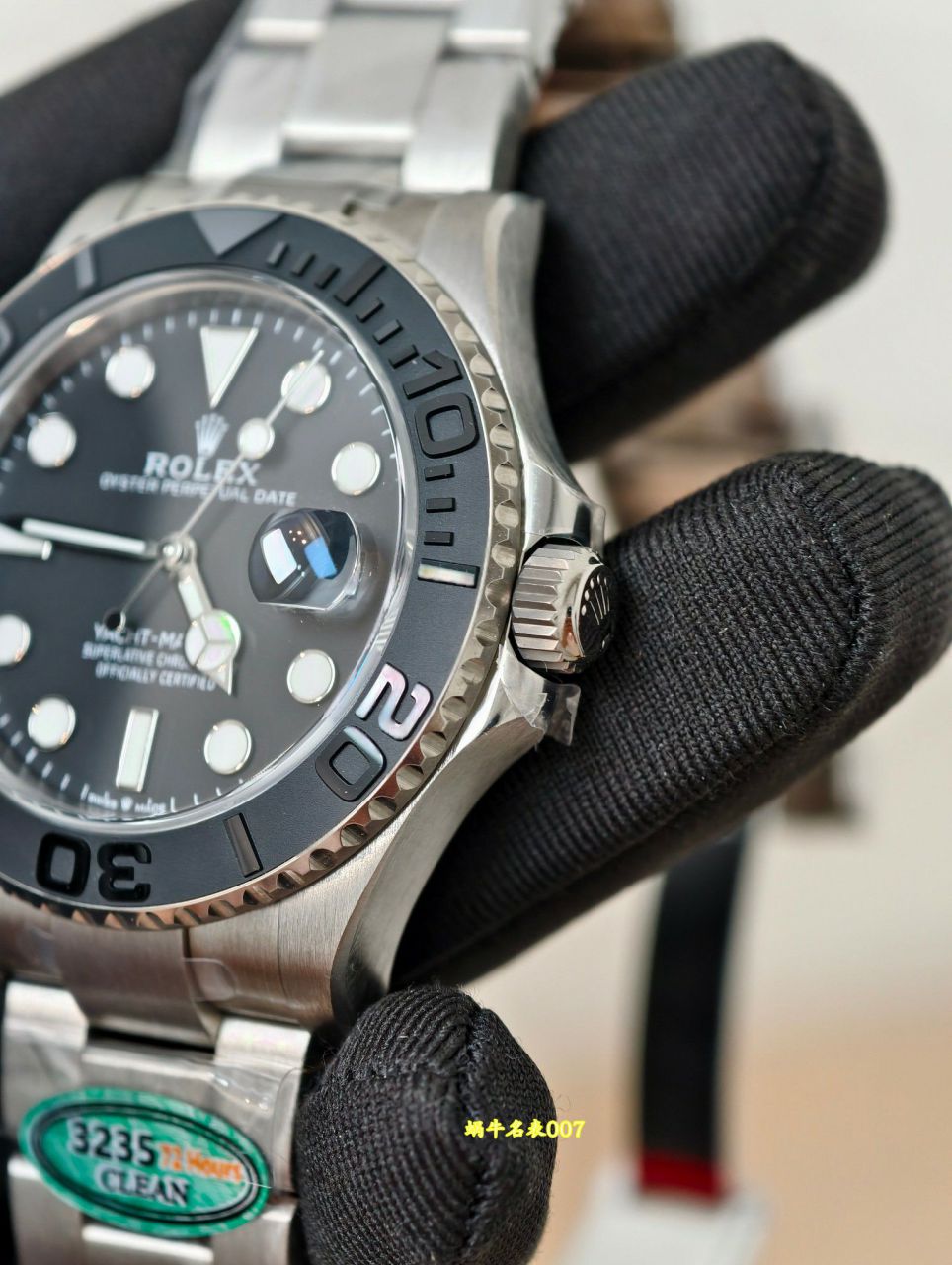  Video review CleanTOP clone Rolex  Pure titanium shell strap whole 109 gram  Yacht-Master m226627-0001 watches  / R1003