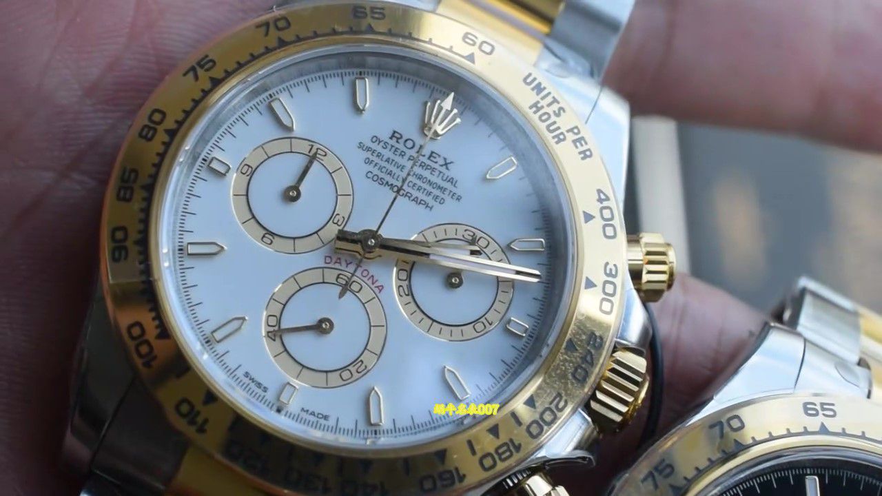 Video review VS Matching weight version 164g Rolex Daytona  clone m126503-0001，m126503-0003 watches  / R1009
