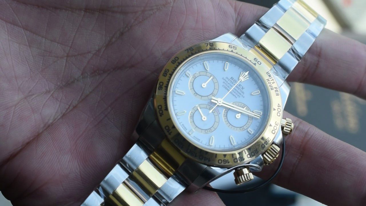  Video review VS Matching weight version 164g Rolex Daytona  clone m126503-0001，m126503-0003 watches  / R1009