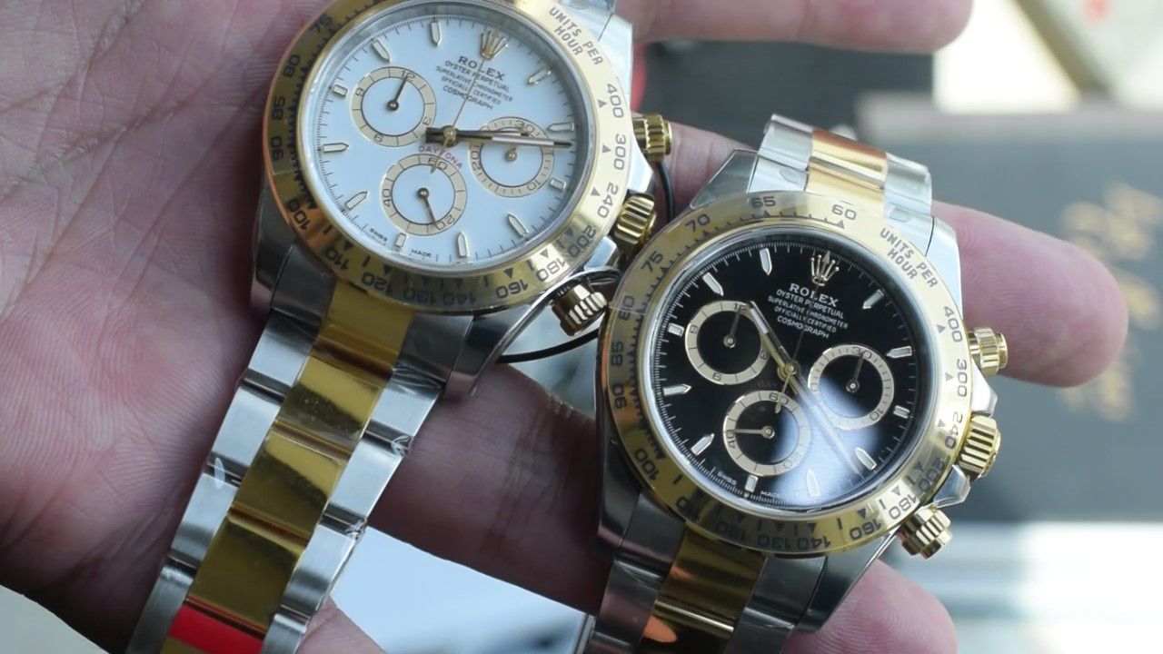  Video review VS Matching weight version 164g Rolex Daytona  clone m126503-0001，m126503-0003 watches  / R1009
