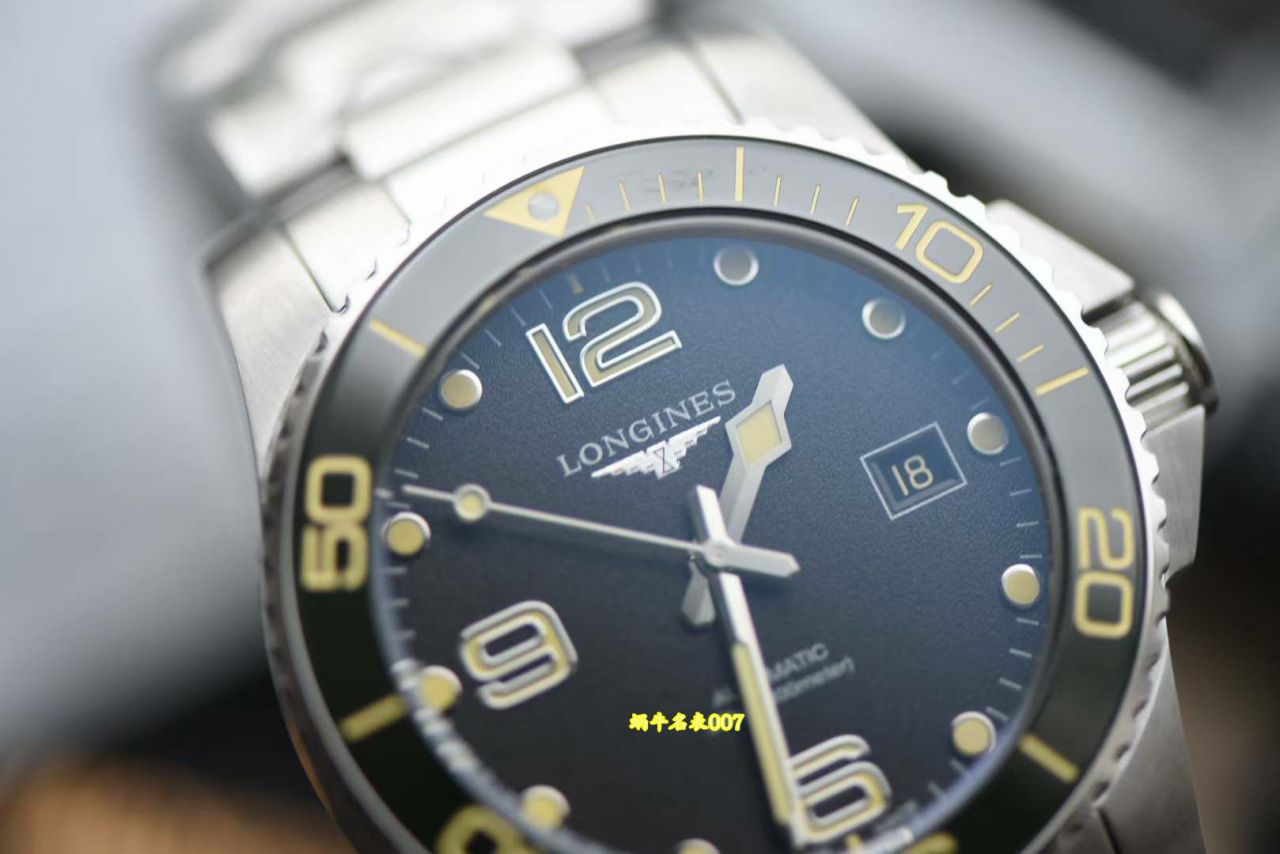 Video review  Longines Concas  clone watch Submariner  dark green  ceramics  Bezel  / L187
