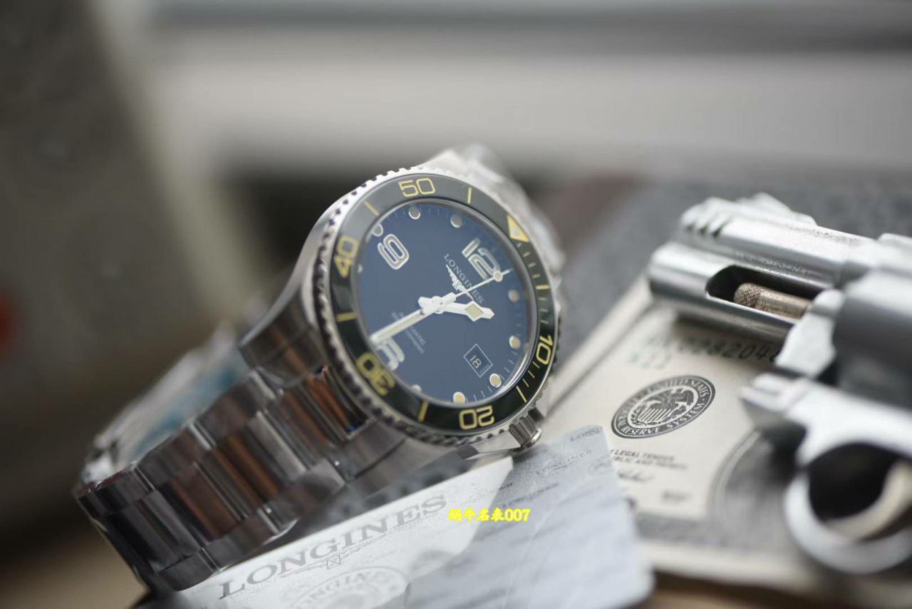  Video review  Longines Concas  clone watch Submariner  dark green  ceramics  Bezel  / L187