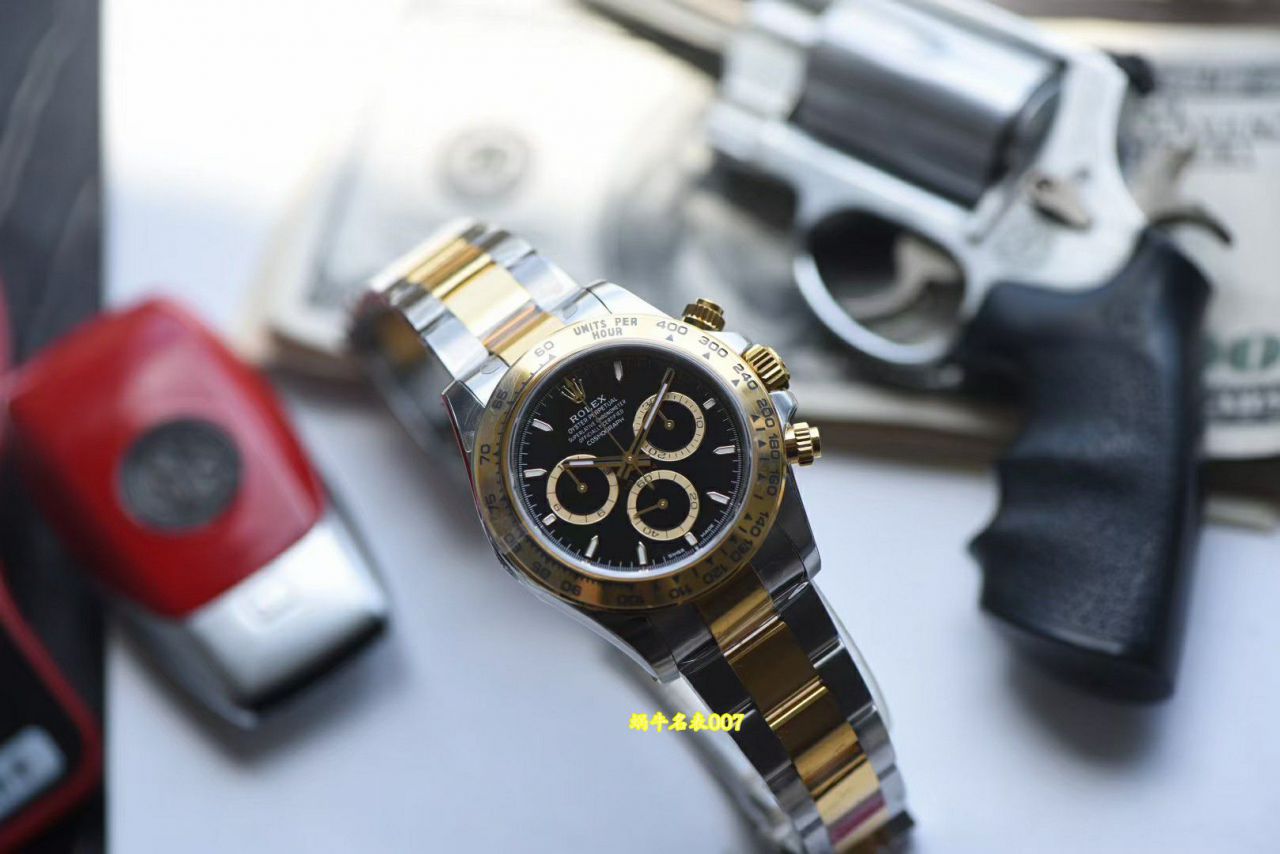  Video review VS Matching weight version 164g Rolex Daytona  clone m126503-0001，m126503-0003 watches  / R1009