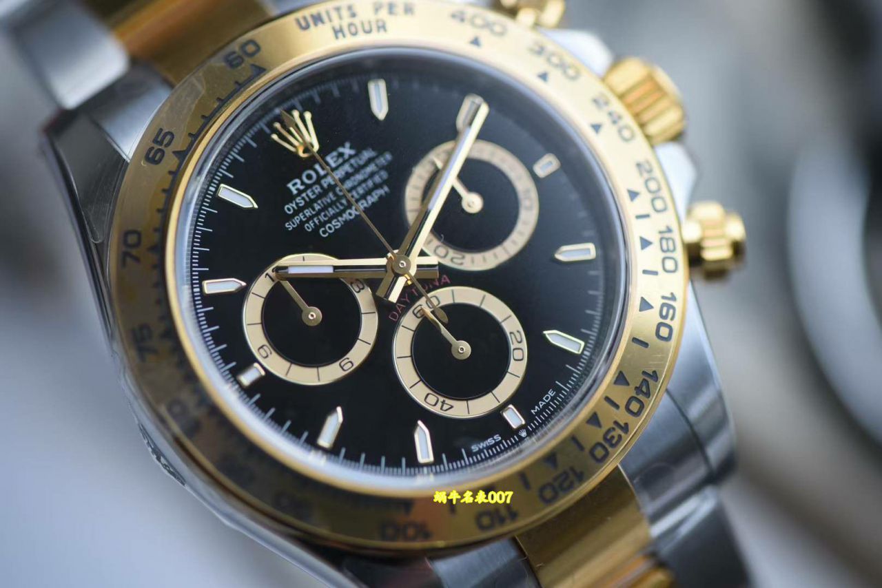  Video review VS Matching weight version 164g Rolex Daytona  clone m126503-0001，m126503-0003 watches  / R1009