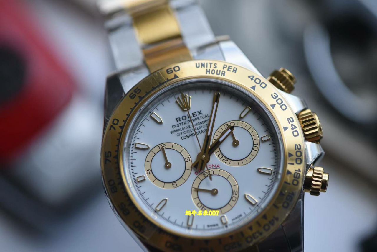  Video review VS Matching weight version 164g Rolex Daytona  clone m126503-0001，m126503-0003 watches  / R1009