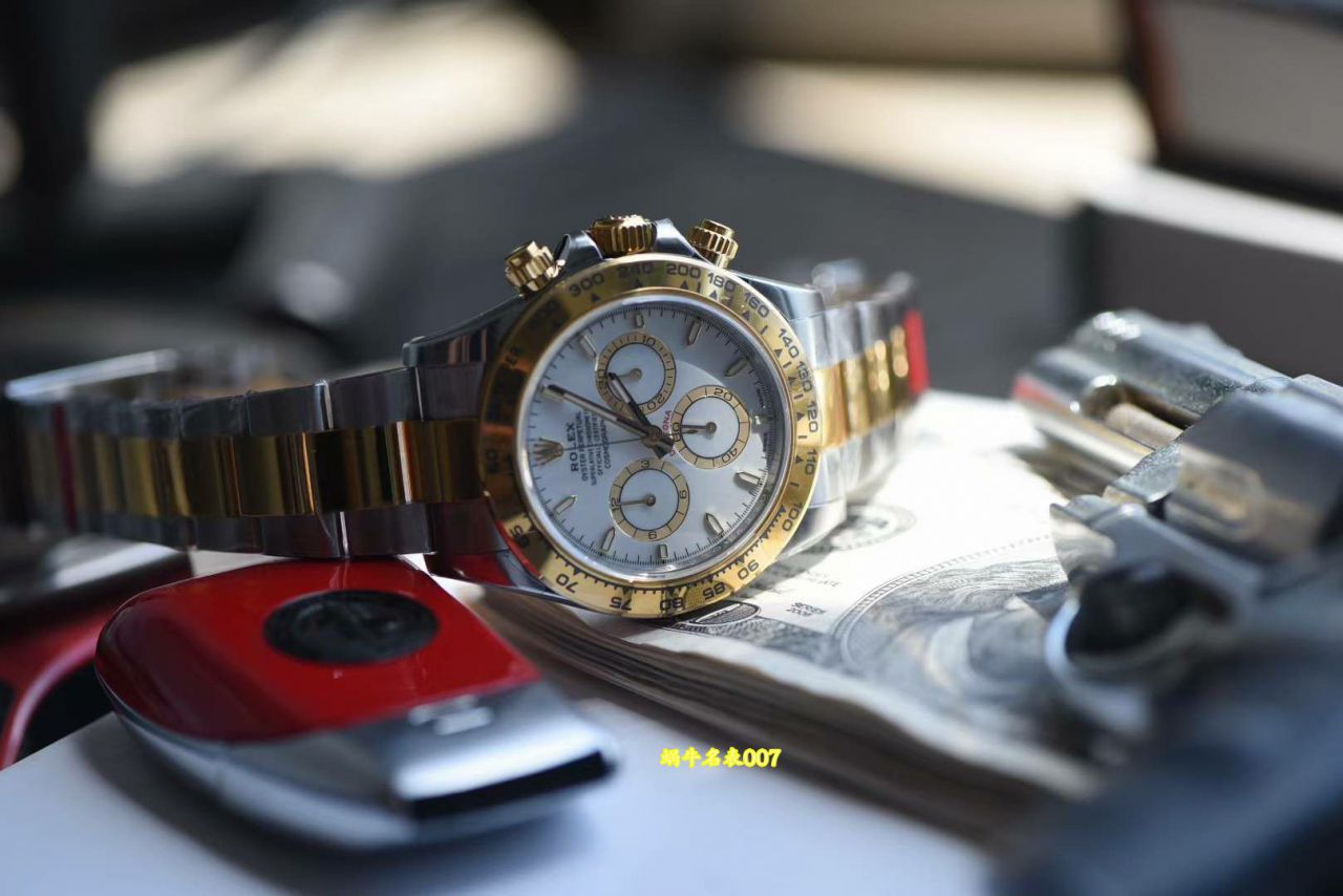  Video review VS Matching weight version 164g Rolex Daytona  clone m126503-0001，m126503-0003 watches  / R1009
