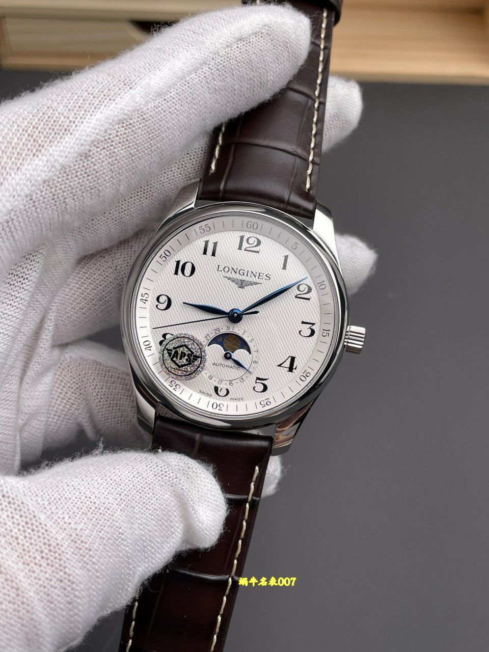APS Factory  Longines Master Collection  Moon Phase TOP clone  series L2.909.4.78.3 watches  / L188