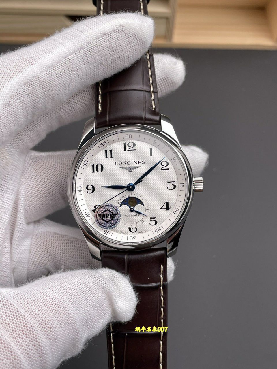 APS Factory  Longines Master Collection  Moon Phase TOP clone  series L2.909.4.78.3 watches  / L188