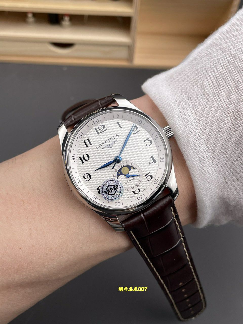 APS Factory  Longines Master Collection  Moon Phase TOP clone  series L2.909.4.78.3 watches  / L188