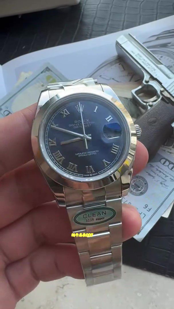clean Factory  Rolex Datejust 41mm clone m126300-0017 watches  / R1025