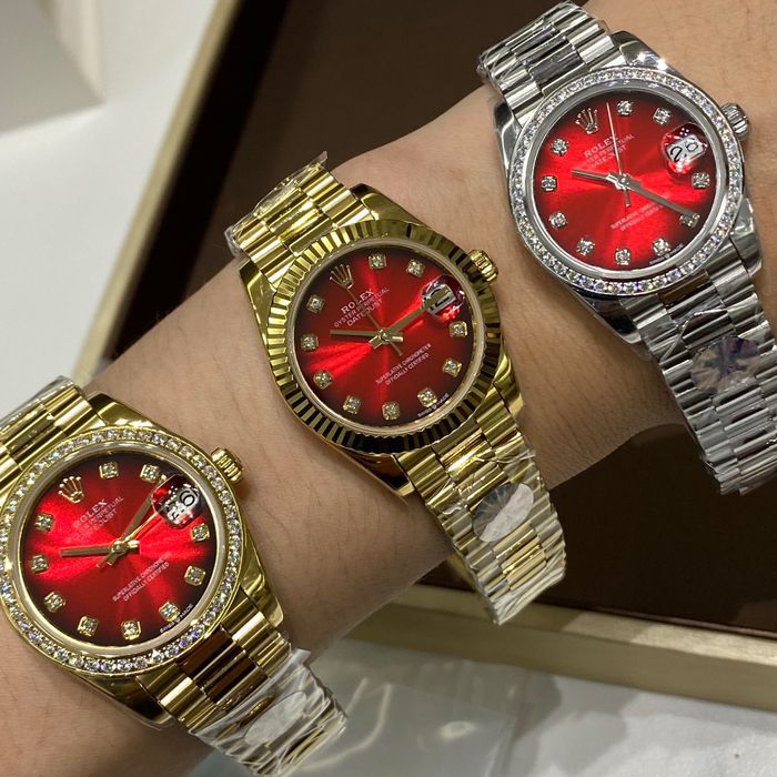 A+ 31mm Snake Year Limited Edition Gradient Red  Rolex Datejust  Women watch278289RBR-0028，278278-0049，M278288RBR-0041