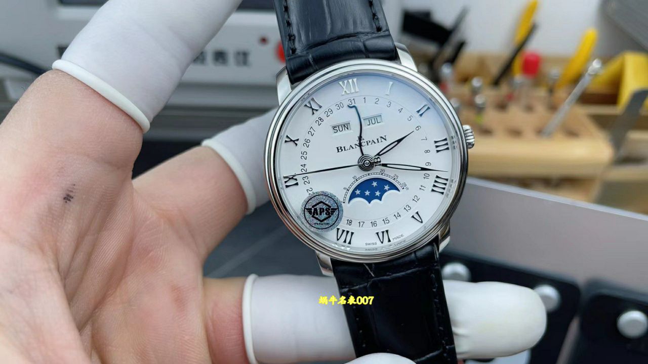 APS Factory  Blancpain classic series   real  Moon Phase 6654-1127-55B watches  / BP082