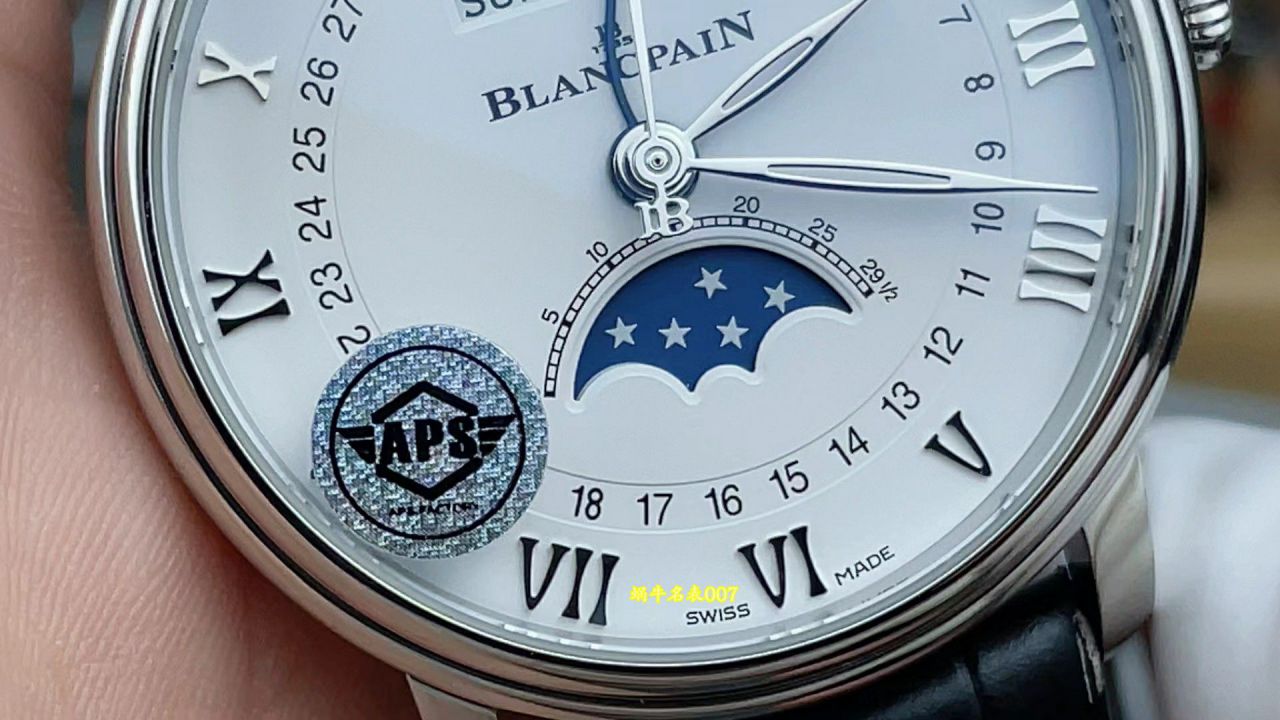 APS Factory  Blancpain classic series   real  Moon Phase 6654-1127-55B watches  / BP082