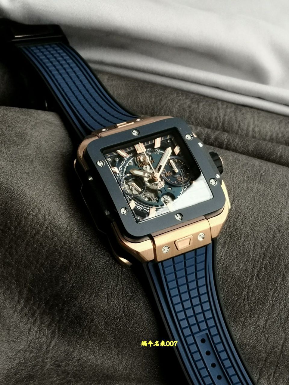 BBF Hublot watch SQUARE BANG UNICO series 821.OL.5180.RX watches  / YB158