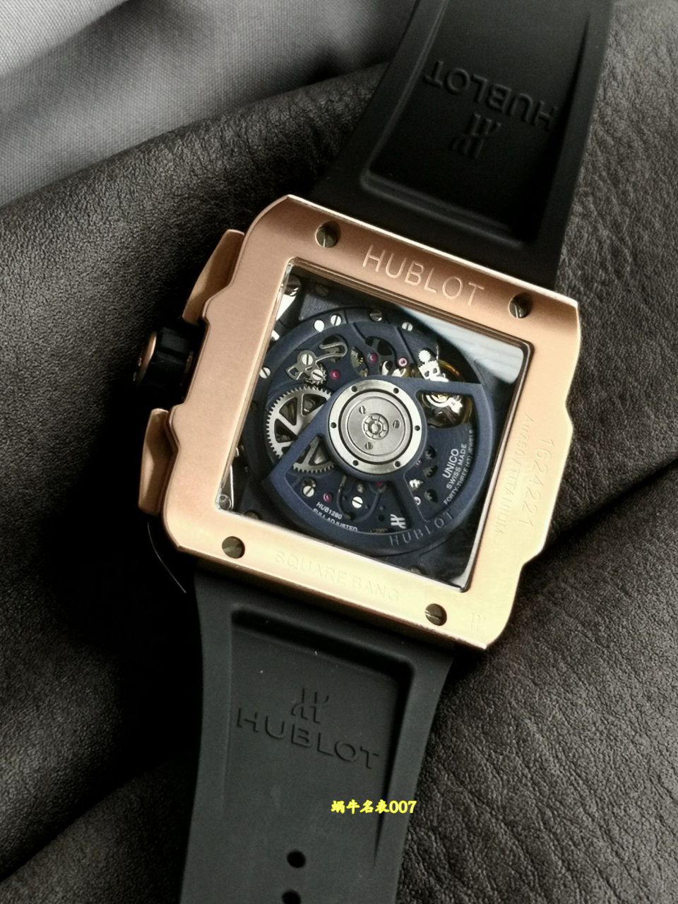 BBF Hublot watch SQUARE BANG UNICO series 821.OL.5180.RX watches  / YB158