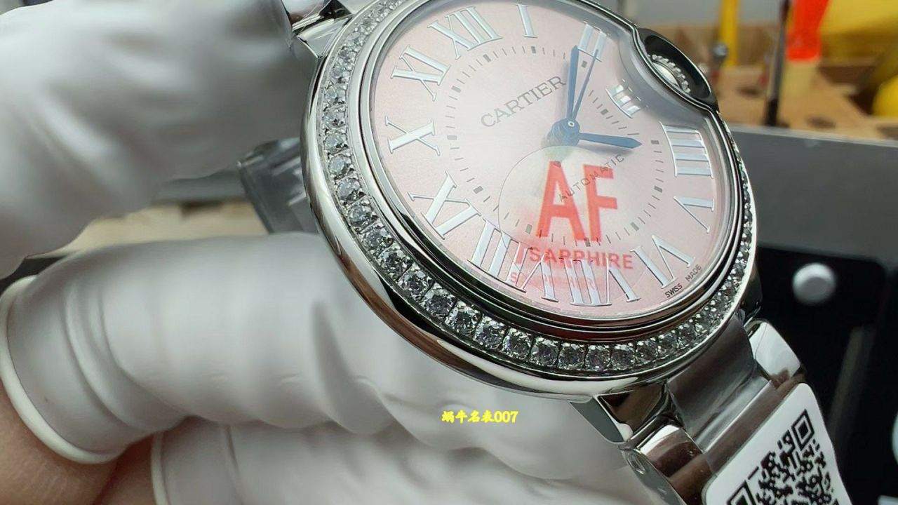 AF Factory Cartier blue balloons women  TOP clone watch33  mm W4BB0037 watches  / K385