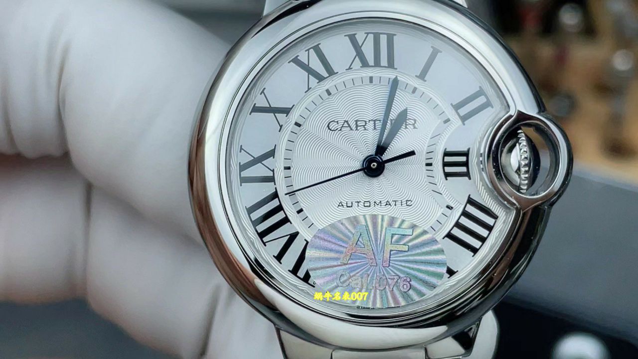 AF Factory 33mm Cartier blue balloonsTOP clone  Women watch WSBB0044 watches  / k387