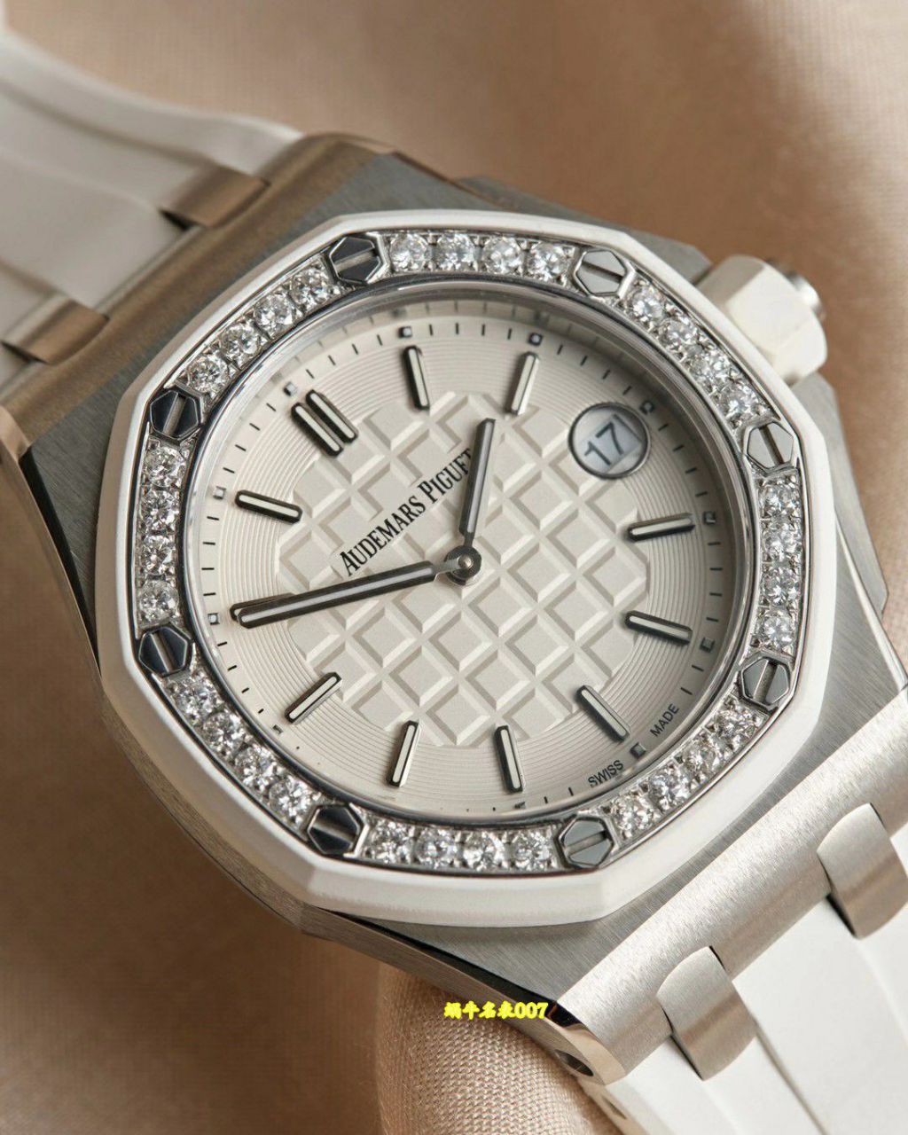  Ultra-high-end  Rare Original Quality   Real Diamond  Women watch Audemars Piguet Royal Oak  Offshore  clone 67540OK.ZZ.D010CA.01 watches  / AP367
