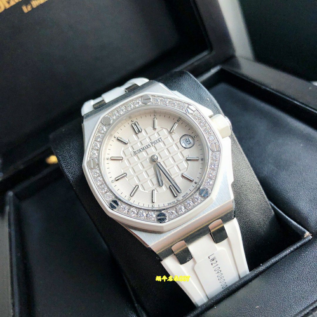  Ultra-high-end  Rare Original Quality   Real Diamond  Women watch Audemars Piguet Royal Oak  Offshore  clone 67540OK.ZZ.D010CA.01 watches  / AP367