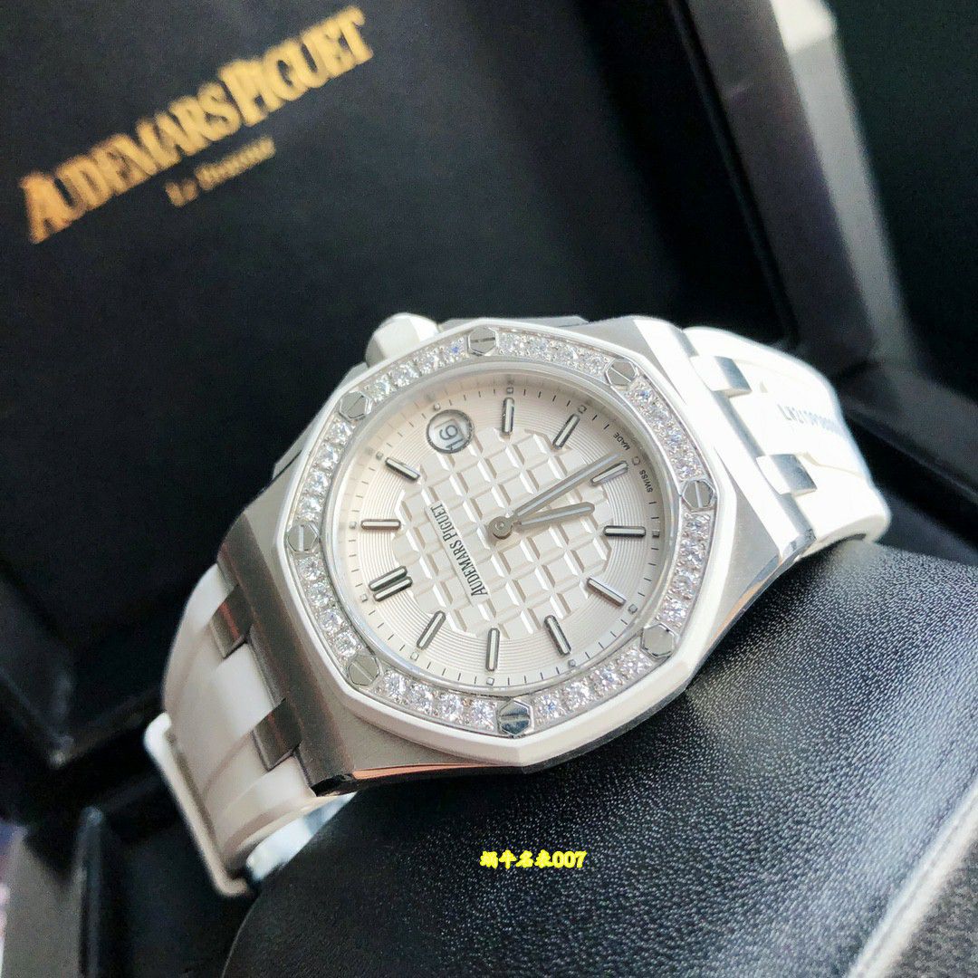  Ultra-high-end  Rare Original Quality   Real Diamond  Women watch Audemars Piguet Royal Oak  Offshore  clone 67540OK.ZZ.D010CA.01 watches  / AP367