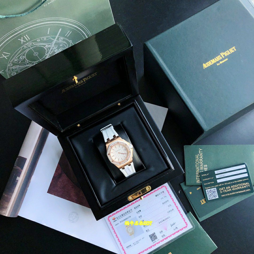  Ultra-high-end  Rare Original Quality   Real Diamond  Women watch Audemars Piguet Royal Oak  Offshore  series 67540SK.ZZ.A010CA.01 watches  / AP366