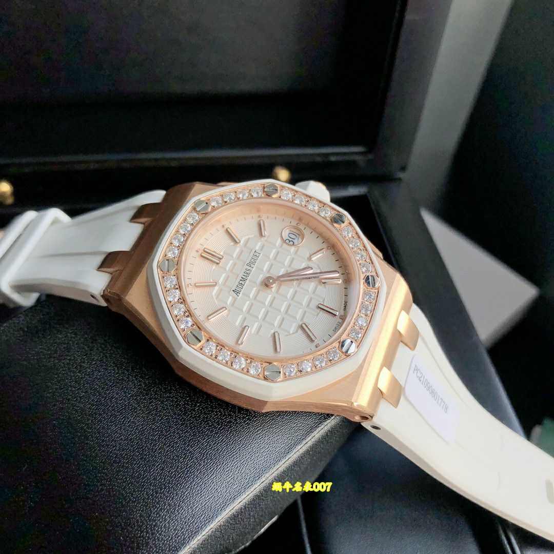  Ultra-high-end  Rare Original Quality   Real Diamond  Women watch Audemars Piguet Royal Oak  Offshore  series 67540SK.ZZ.A010CA.01 watches  / AP366