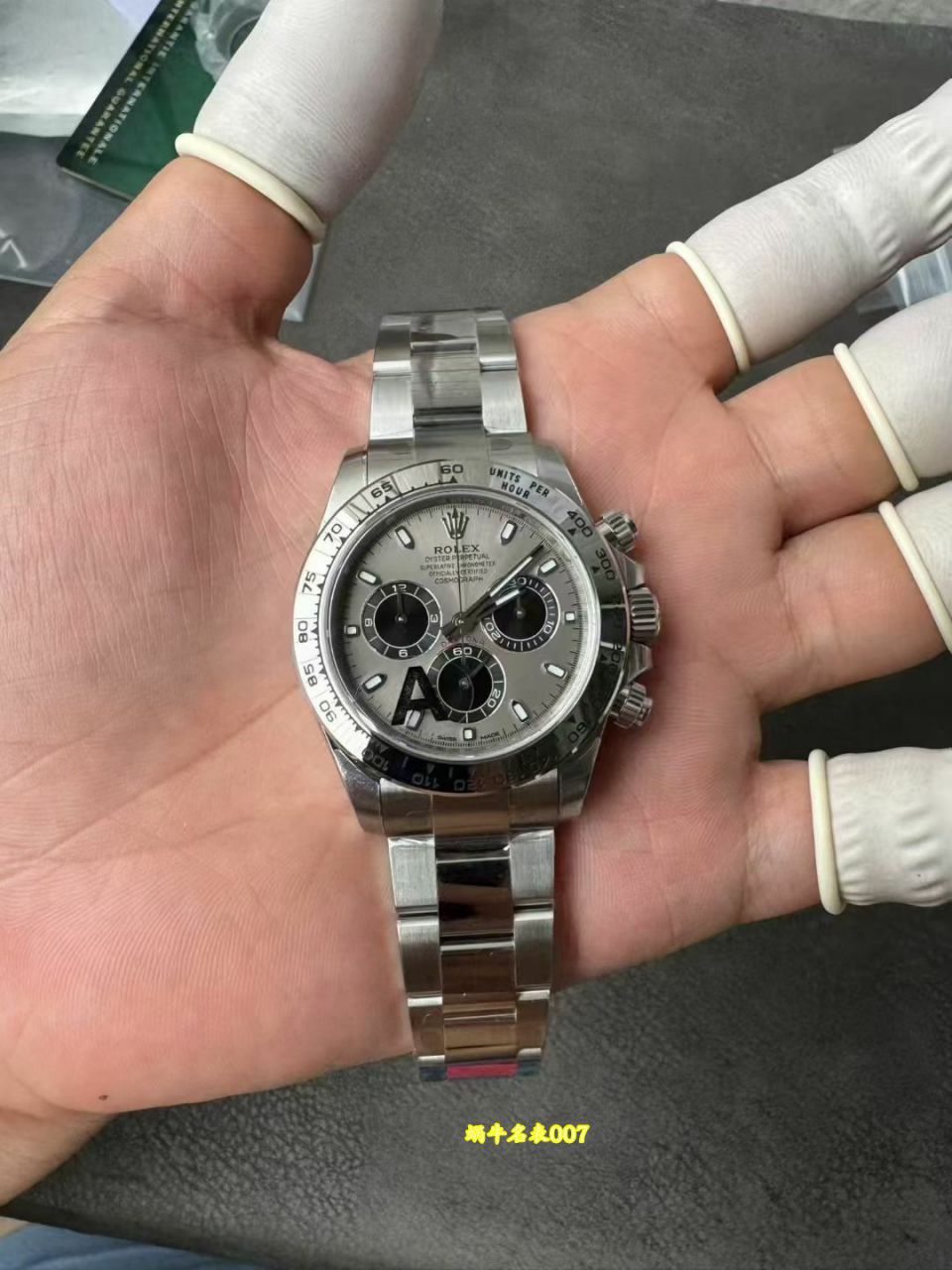 VS Dandong 4130  Matching weight version 183g Platinum  Daytona Rolex TOP clone watch m116509-0072 watches  / R1030