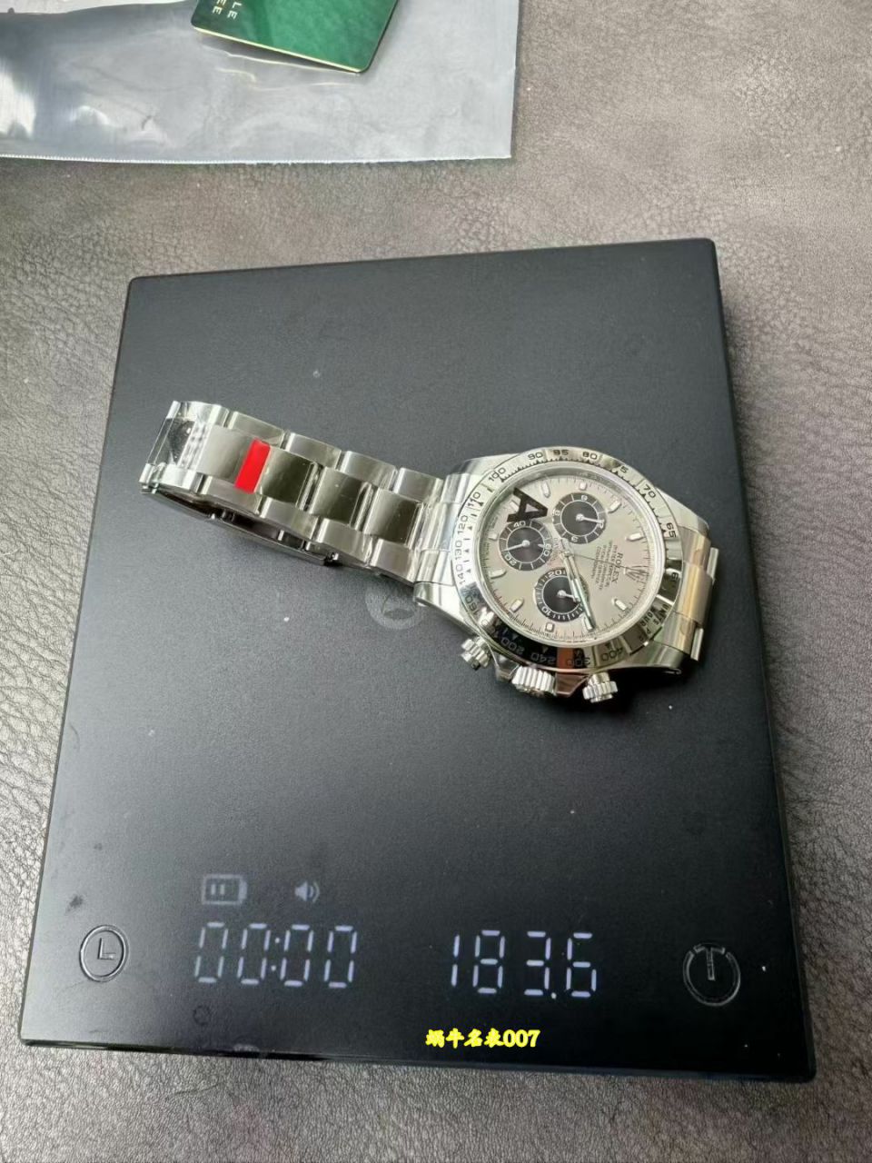 VS Dandong 4130  Matching weight version 183g Platinum  Daytona Rolex TOP clone watch m116509-0072 watches  / R1030
