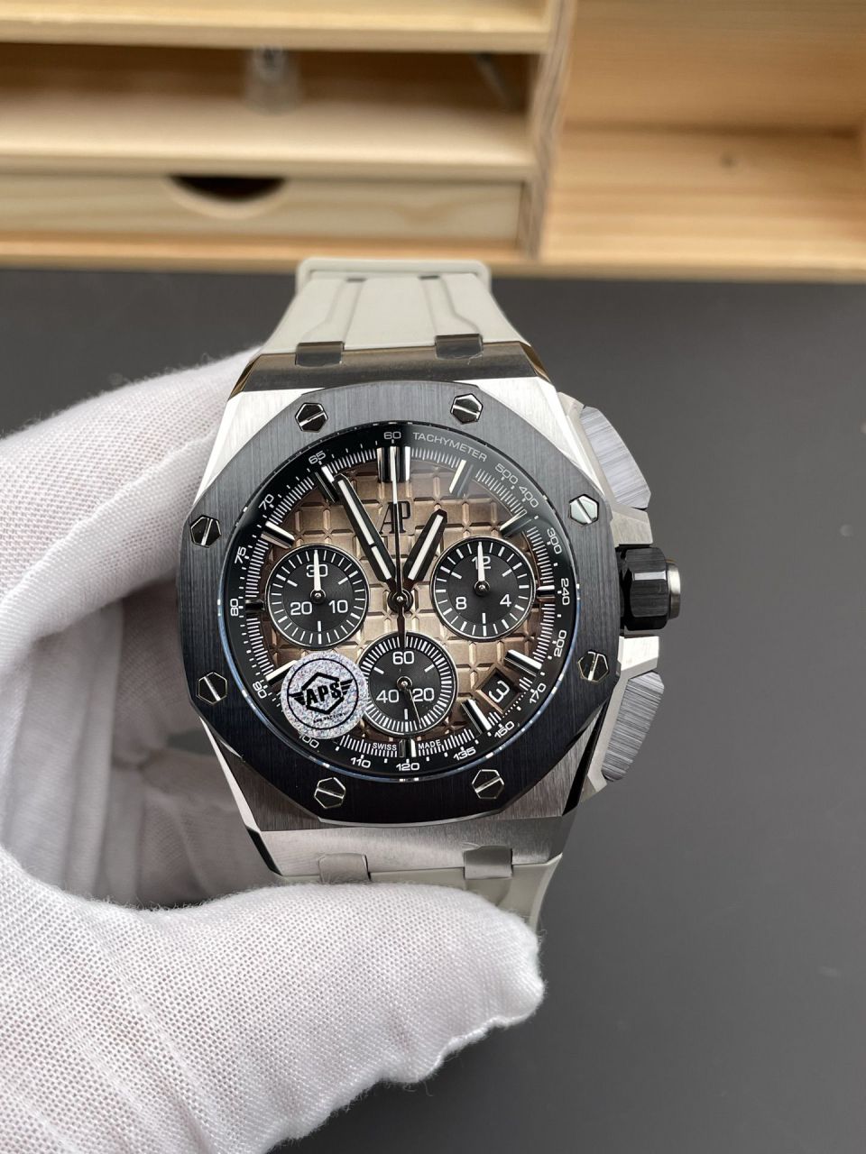 APS Factory Audemars Piguet Royal Oak  Offshore TOP clone watch26420TI.OO.A027CA.01 watches  / AP369