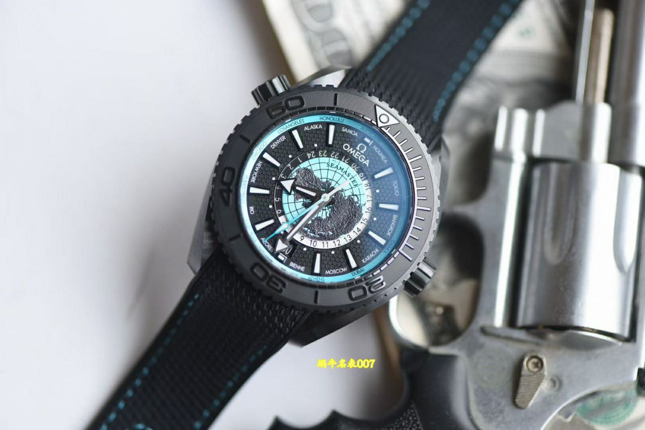 Video review VS Factory  Omega Seamaster World Time 600 meters 215.92.46.22.01.006和215.92.46.22.01.007 watches  / R836