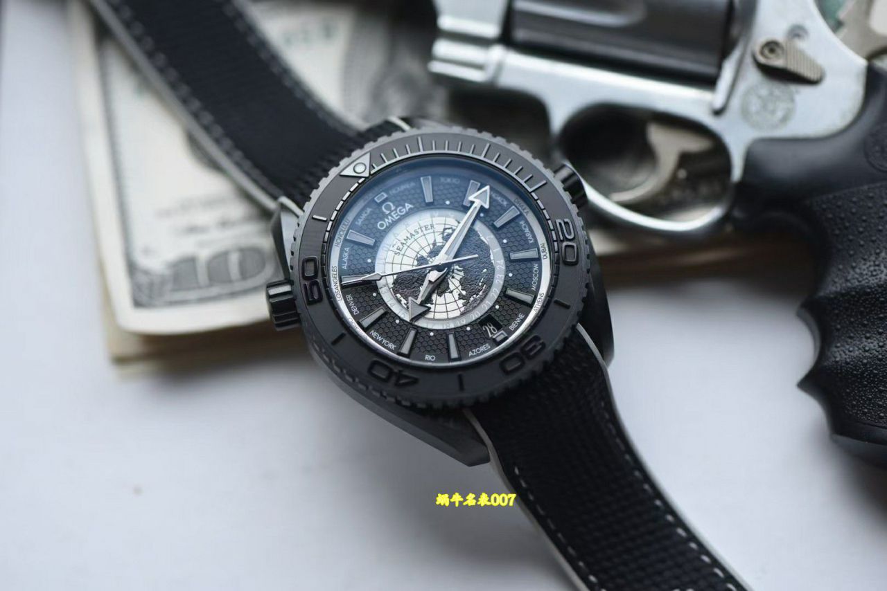 VS Omega Seamaster  planet ocean 600 meters  World Time  series 215.92.46.22.01.007 watches  / VS835