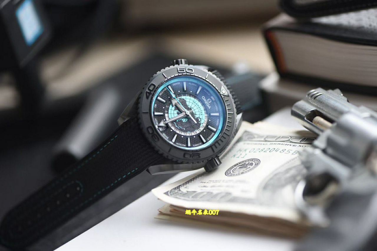 VS Factory OmegaTOP clone watch  Seamaster  World Time 600 meters 215.92.46.22.01.006 watches  / VS833