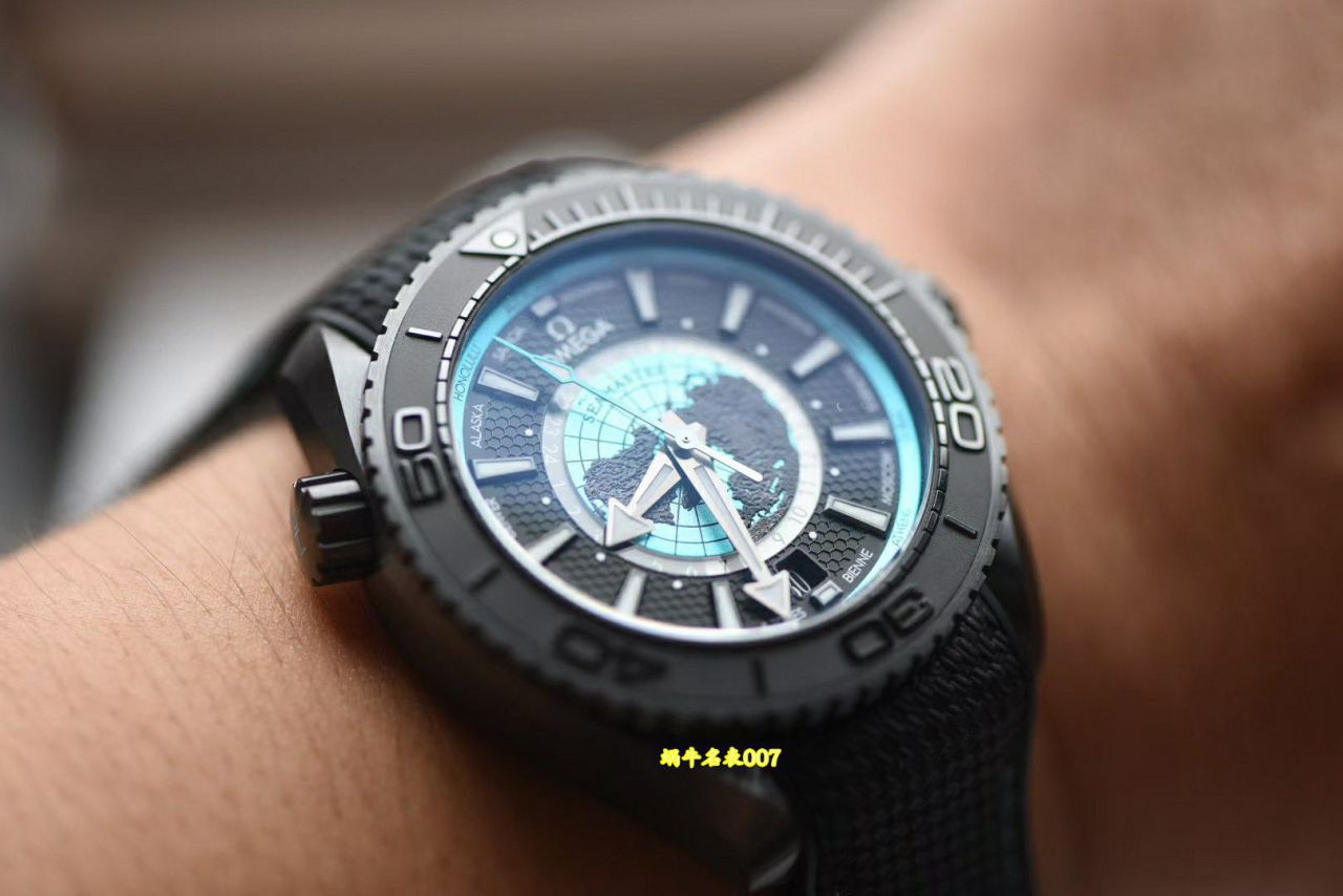 VS Factory OmegaTOP clone watch  Seamaster  World Time 600 meters 215.92.46.22.01.006 watches  / VS833