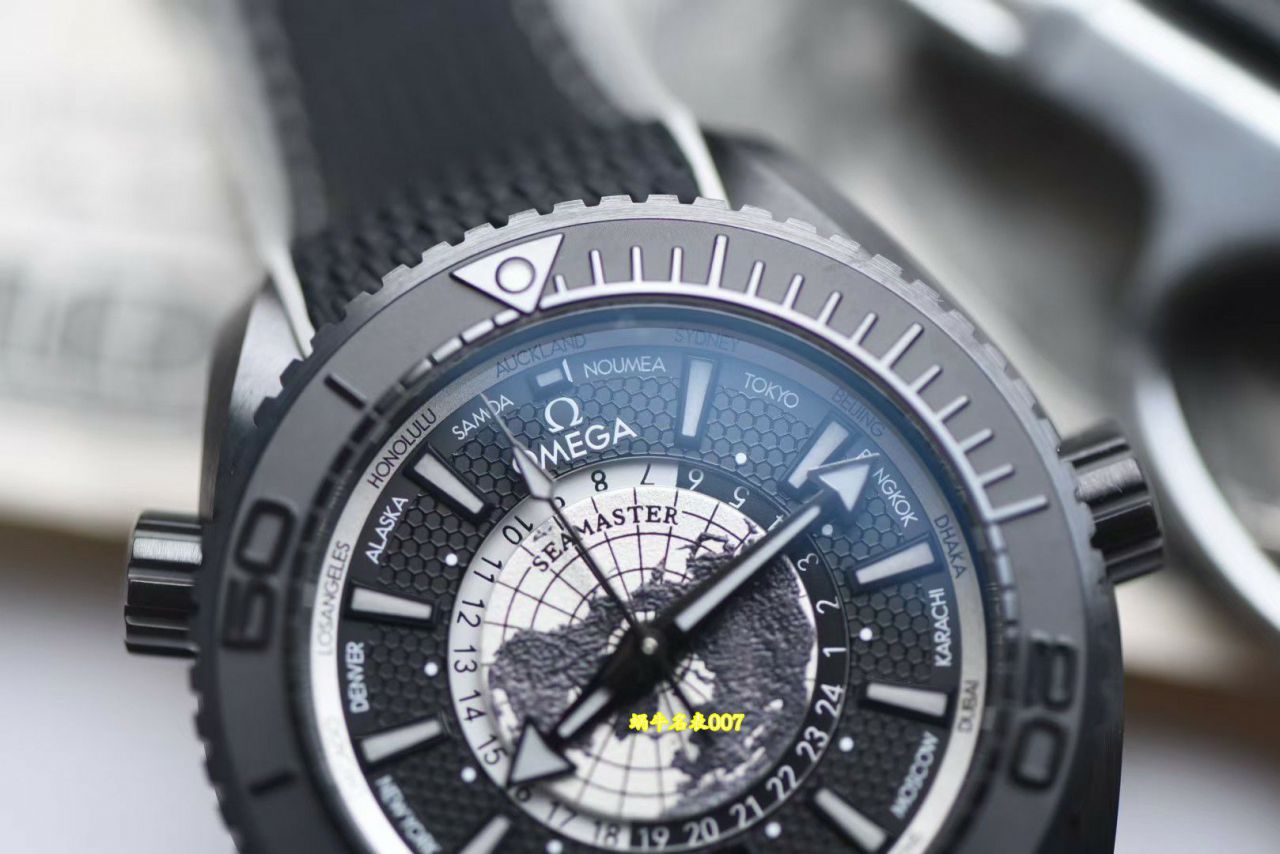VS New models  Omega Seamaster World Time  series 215.92.46.22.01.006，600 meters 215.92.46.22.01.007 watches  / VS832